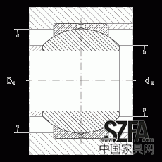 關(guān)節(jié)軸承 GE10-PB, 根據(jù) DIN ISO 12 240-1 標(biāo)準(zhǔn)，尺寸系列 K，需維護(hù)